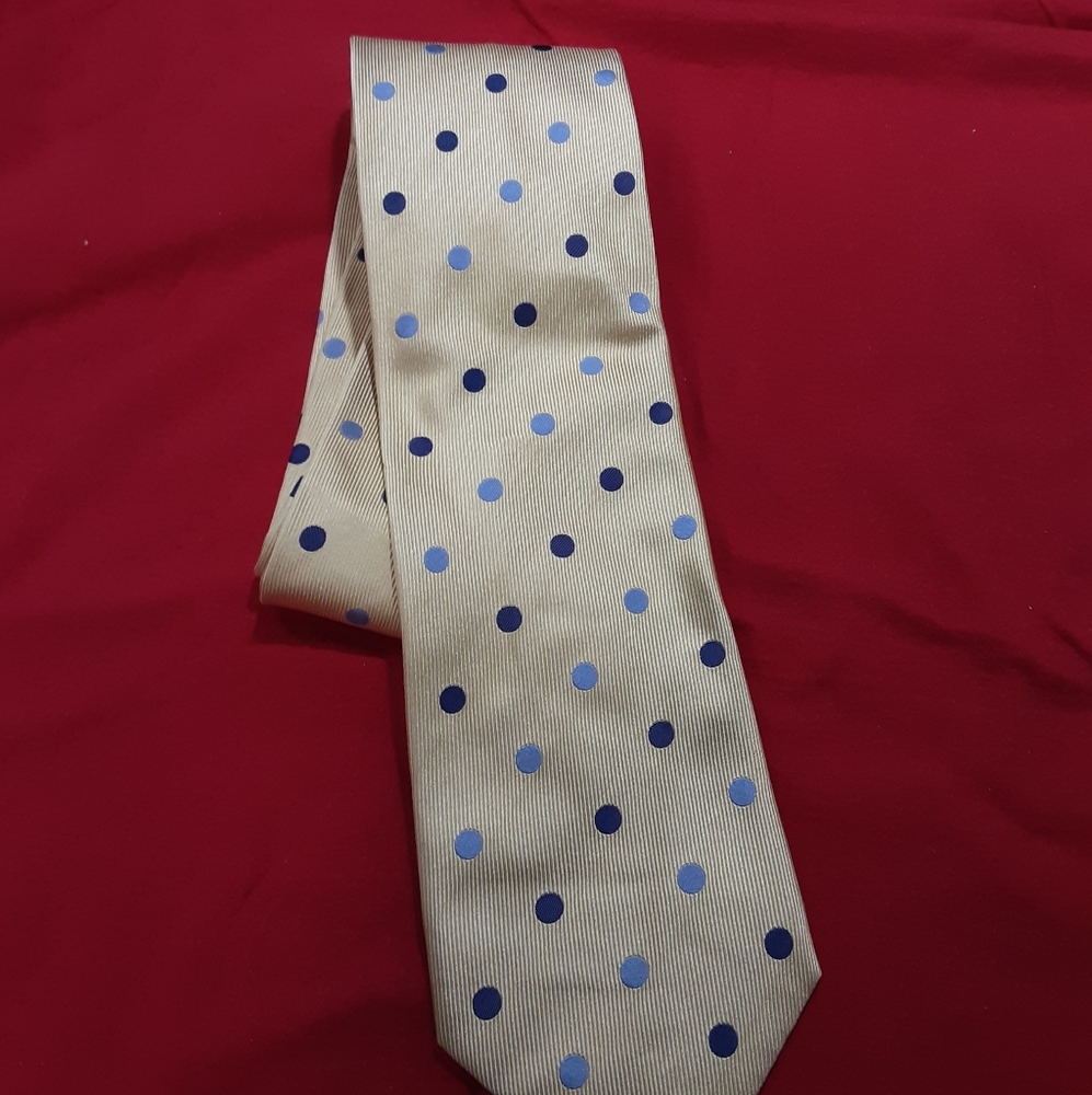 Brioni gold silk pattern tie NWT - Picture 8 of 9